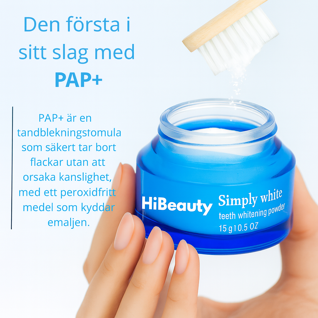 SimpyWhite™- Naturlig & Blekande tandkräm