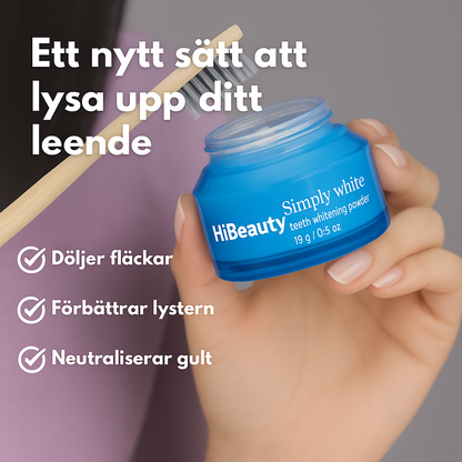 SimpyWhite™- Naturlig & Blekande tandkräm