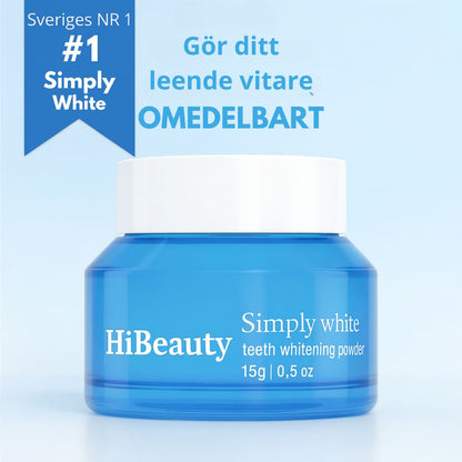 SimpyWhite™- Naturlig & Blekande tandkräm